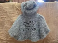 gelato pique★フード付きポンチョ(70-80)