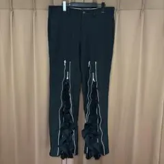 J*2様 ポリエステル縮絨(製品後加工) ジップフリルパンツのサムネイル