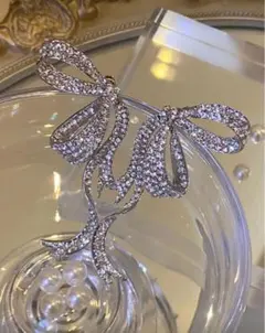 リボン　ピアス