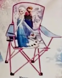 【2脚セット】アナと雪の女王 キッズ アウトドアチェア 折りたたみ椅子のサムネイル