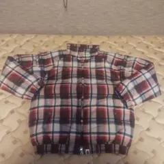 チェック柄 ナイロンジャケット