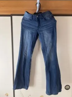 CECIL McBEE ブルー フレアパンツ