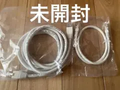 LANケーブル 2本セット　新品未開封　ホワイト