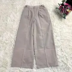 4850 ドレスキップ カジュアルパンツ ストレート ワイド カジュアル 可愛いのサムネイル