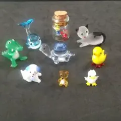 mamamama様専用品　ガラス細工　ミニチュアセット