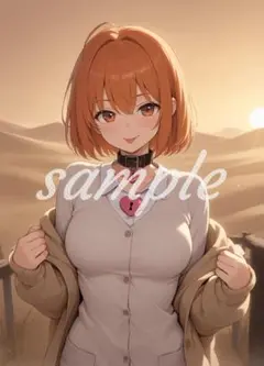s-26[4K 高画質] かわいい イラスト アニメ A4ポスター コスプレ
