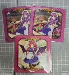 パチュリー・ノーレッジ　小悪魔　東方Project　コースター