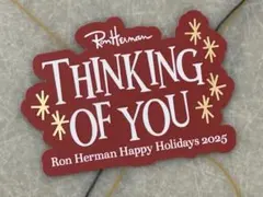希少 Ron Herman ロンハーマン クリスマス限定 ステッカー TOY 赤のサムネイル