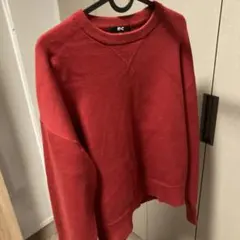 UNIQLO スムースコットンクルーネックセーター M カラー：14RED