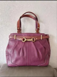COACH コーチ バッグ 紫