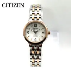 極美品☆希少 CITIZEN EXCEED ソーラー腕時計 15cm 高級ラインのサムネイル