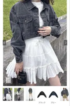 GRL ショート丈デニムジャケット