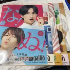 中島健人・菊池風磨 下敷き&クリアファイル 4枚