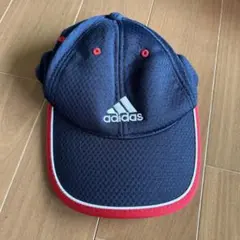 adidas キャップ ネイビー レッド OSFZのサムネイル