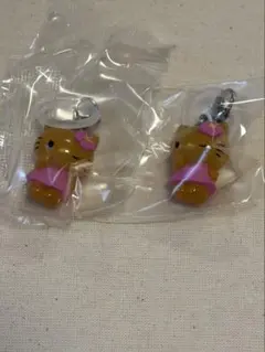 ハローキティ めじるしアクセサリー 日焼けキティ 2個セット