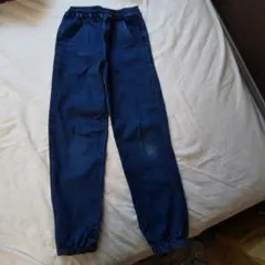 ダークブルー デニム140 ウエストゴム