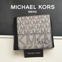 MICHAEL KORS マイケルコース 財布メンズ　ブラックマルチのサムネイル