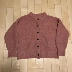 ブークレモックネックカーディガン