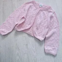 組曲 ベビー　90cm ボレロ ピンク カーディガン