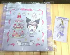 クロミ♡ビーズチャーム・フリル付きトート♡マイメロディ クロミ当りくじ