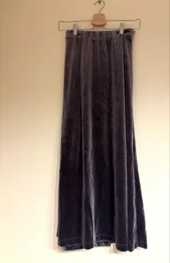 ベロア ロングスカート