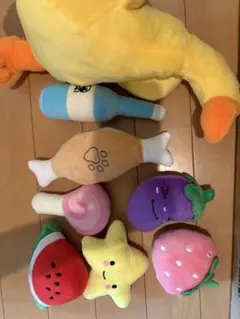 犬用ぬいぐるみセット 多彩なデザイン8個セット