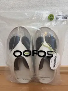 OOFOS 新作 リカバリーサンダル ドット柄 ウーフォス24㎝ - メルカリ