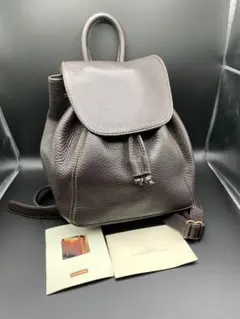 COACH レザー ミニリュック ダークブラウン 革　巾着　　　　　　jr1のサムネイル