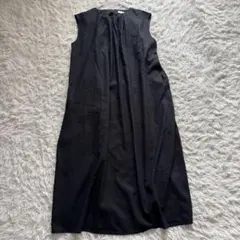 美品 アンタイトル レーヨン麻ワンピース M 2025SS 2025 リネン