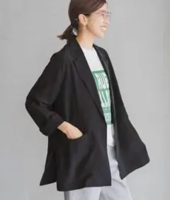 IENA LIENシルクボタンレスジャケット 新品タグ付