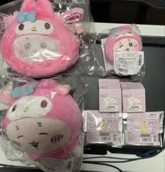 7.28まで　ちいかわ×サンリオキャラクターズ 古本屋＆マイメロディ 7点セット