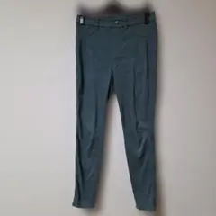 UNIQLO　ユニクロ　ウルトラストレッチハイライズレギンスパンツ　緑　Lサイズ