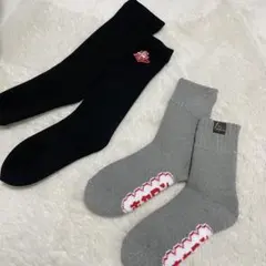 しまむら　ホカロン　MUMU&Co. 　靴下　ソックス　２足セット