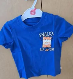 【新品】ベビーギャップ　半袖Tシャツ　ブルー　90cm