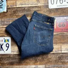 Levi's 505 デニムパンツ W34相当 リーバイス 濃紺 ストレート