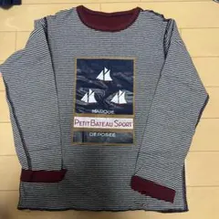 プチバトーカットソーリバーシブル128cm