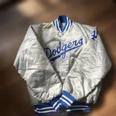 Dodgers スタジャン ホワイト2XL(3L) - メルカリ