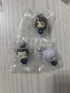 3個セット 呪術廻戦 めじるしアクセサリー　懐玉・玉折　五条 夏油 硝子