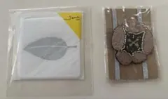 【新品未使用】ハンドメイドブローチ＆ミナペルホネンSana カードセット