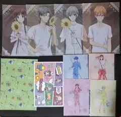 フルーツバスケット EDイラストクリアファイル10枚+劇場版クリア 
