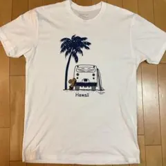 良品 日焼けスヌーピー モニ ホノルル ハワイ限定 半袖 Tシャツ L