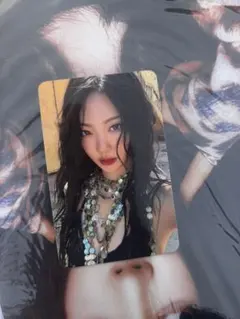 新品 aespa ニンニン トレカ ファンミ ミラー付きポーチ NingNing aespa ファンミ フォトカードホルダー ニンニン トレカのみ 楽天