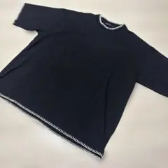 美品.nikoand...レディース.オーバーサイズTシャツ. L.ブラック.