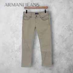 【ARMANI JEANS】　テーパード　スリム　デニムパンツ　グレー　26
