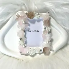 【42】トレカケース　ホイップデコ　ピンク　ホワイト