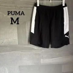 PUMA 【M】 ショートパンツ ブラック ホワイト プーマ ハーフパンツ