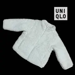 ユニクロ　フリース　ボア　ジップアップジャケット　100