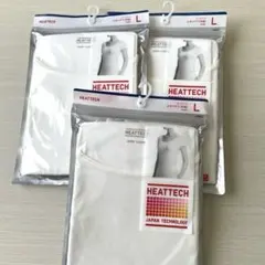 UNIQLO ヒートテックUネックT (半袖) 【L】　　３枚セット