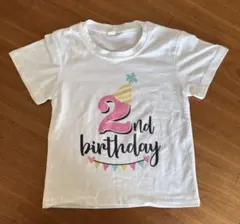 2歳 誕生日 Tシャツ