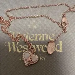 ヴィヴィアン　ハートシェルネックレス